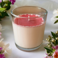 Candle Soy Large - in Soy Wax Candle Huxter Brand. 50 hours burning time.